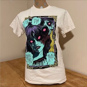 Junji Ito Face Morph Graphic Tee